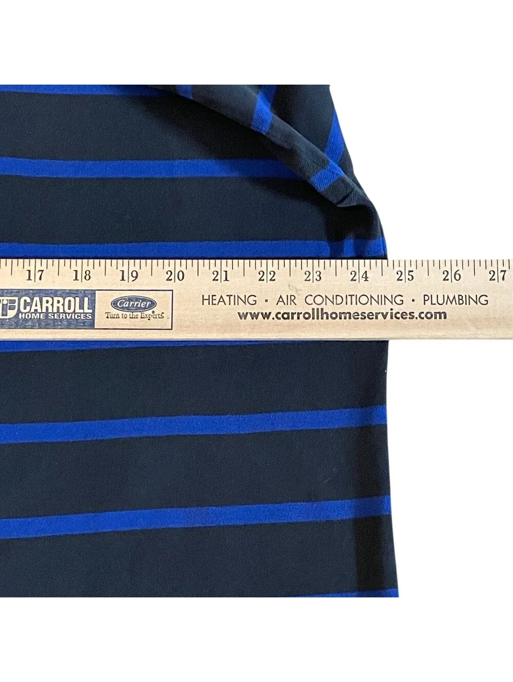 Polo Ralph Lauren Mens S/S Polo Shirt XL Blue Striped Cotton
